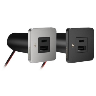 Presa USB doppia AC SCANSTRUT TILE