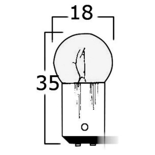 Bipolar bulb 12 V 5 W