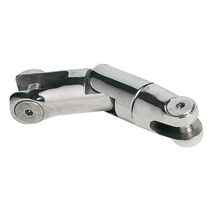 Attacco girevole inox 2 snodi