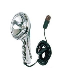 Faro portatile in zama cromato