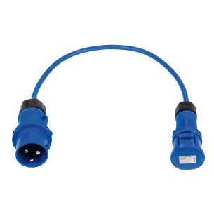 Prewired adapter socket and plug