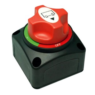 Battery switch wremovable key