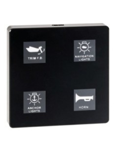 Pannello elettrico touch programmabile con centralina CAN-BUS