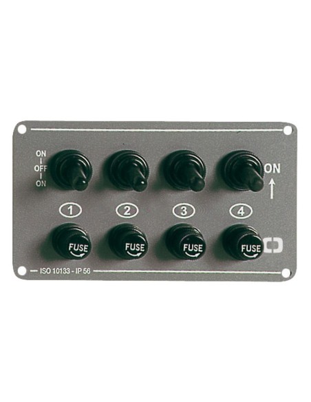 Pannello interruttori orizzontale