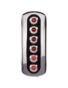 Pannello interruttori fibra di carb LED