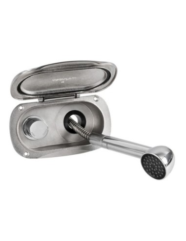 Box doccia Elissa inox con tubo