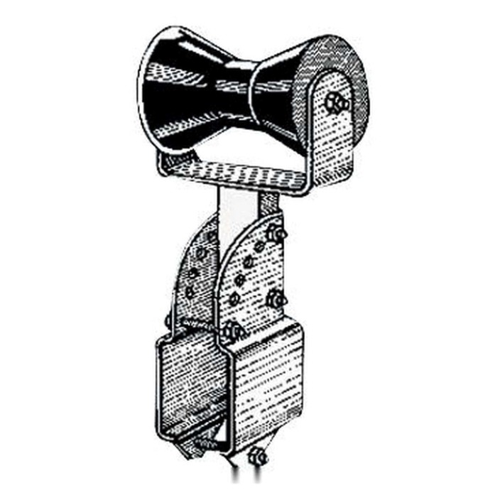 Keel central roller