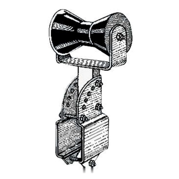 Keel central roller