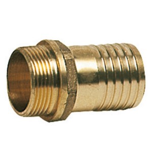 Cast brass male hose adaptor
