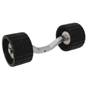 Side rollers with butterfly bracket
