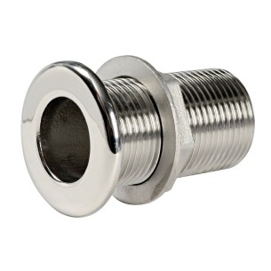 Scarico mare inox lucido