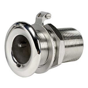 Scarico mare inox lucido