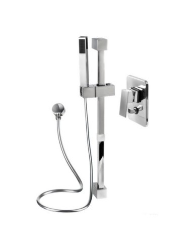Saliscendi doccia con misc Square tubo PVC