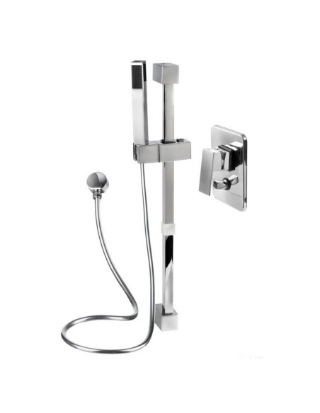 Saliscendi doccia con misc Square tubo PVC