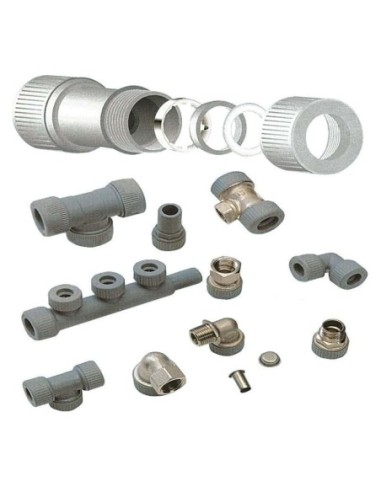 Sistema Hydrofix di raccordi impianti idrici adatti temperatura massima