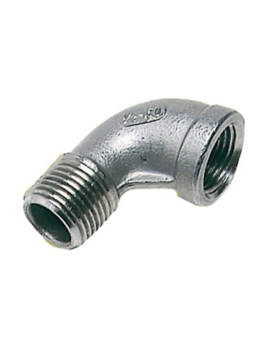 Gomito maschiofemmina inox