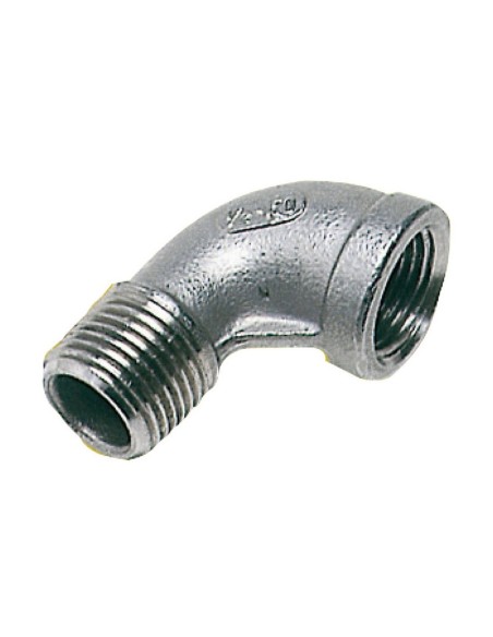 Gomito maschiofemmina inox