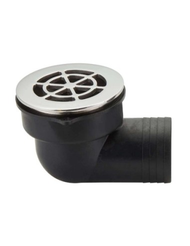 Scarico pozzetto con flap antireflusso