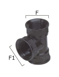 Raccordo T termopolimero