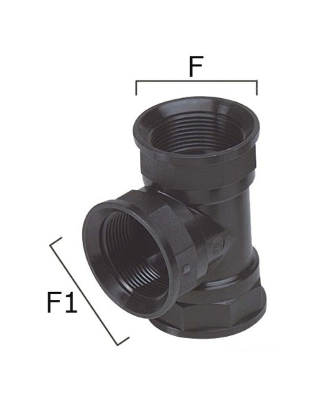 Raccordo T termopolimero