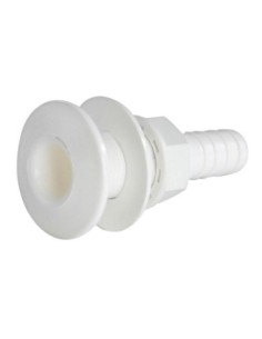 Scarico mare plastica bianca