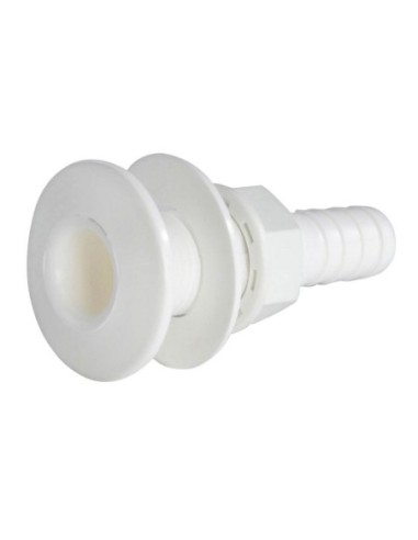 Scarico mare plastica bianca