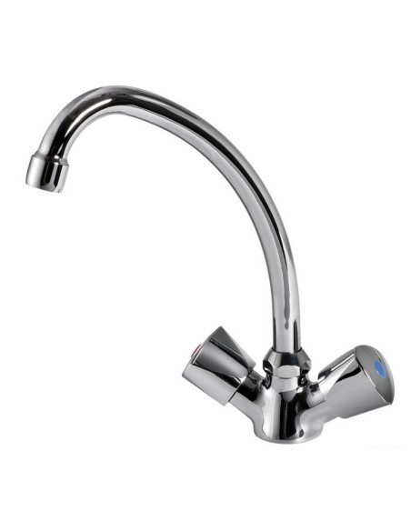 Rubinetto monoforo girevole