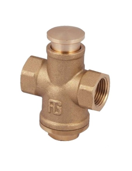 Rubinetto ottone pulsante