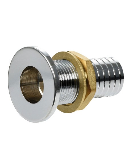 Scarico filo ottone cromato