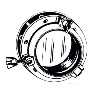 Circular opening nylon portlight