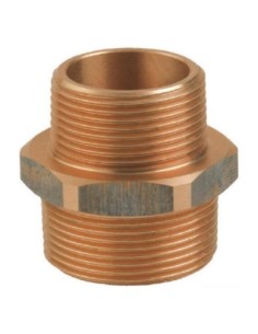 Niples doppio ridotto bronzo MM