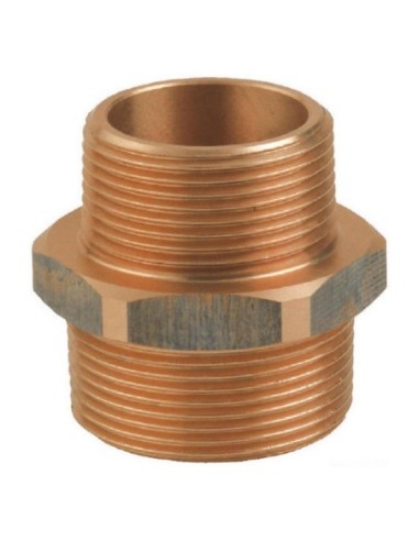 Niples doppio ridotto bronzo MM