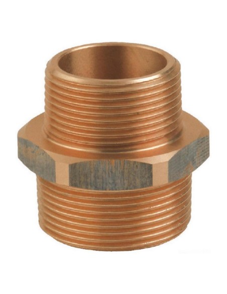 Niples doppio ridotto bronzo MM