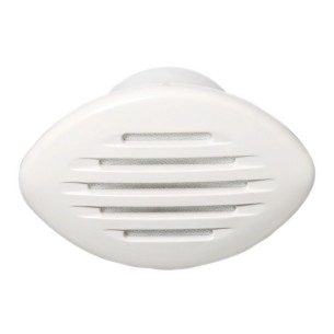 Flushmount horn white ABS