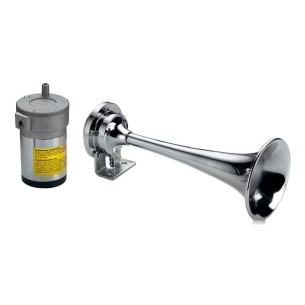 Chromed trumpet