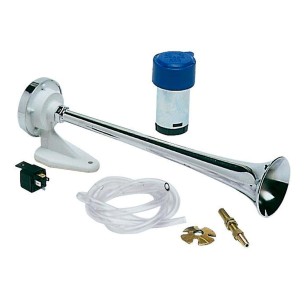 Trumpet horn wcompressor chromed ABS