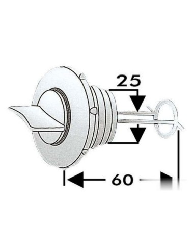 Tappo scarico nylon