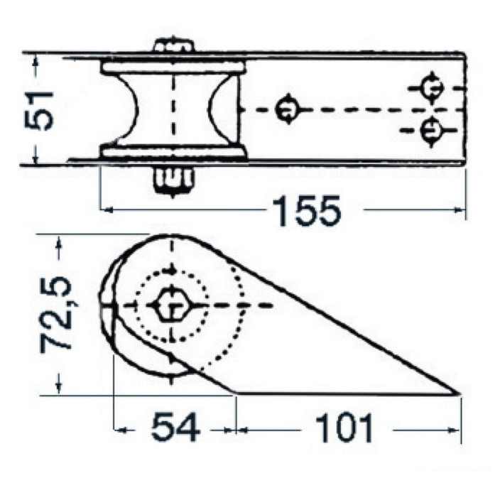 Musone di prua inox