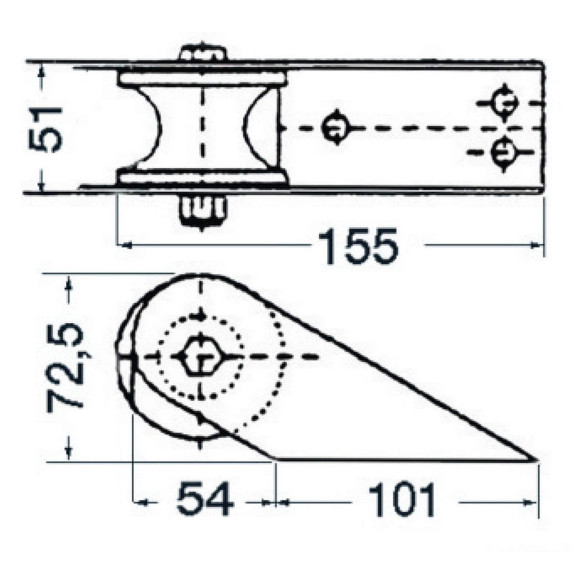 Musone di prua inox