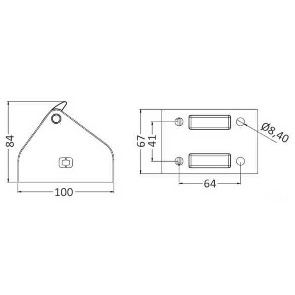 Maxi blocca catena in acciaio Claw