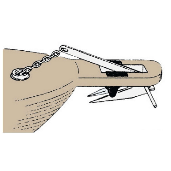 SS bow roller dolphin strikers