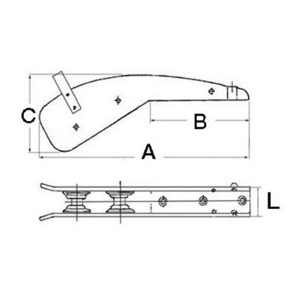 SS roller anchors