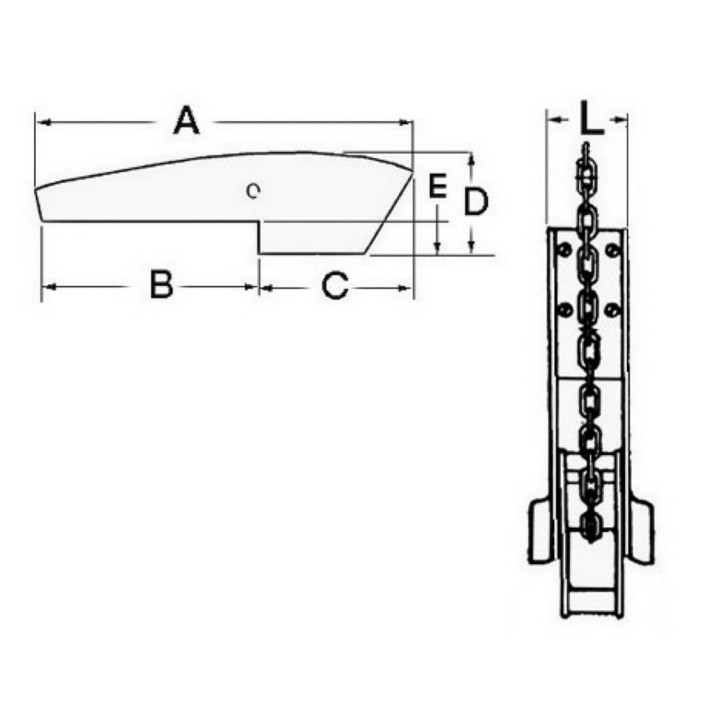 Musone inox bascula