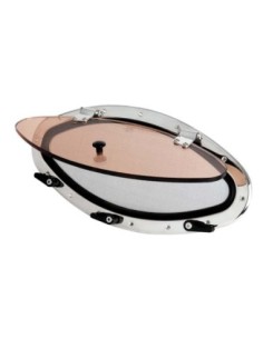 Oblò inox ellittico 510x250