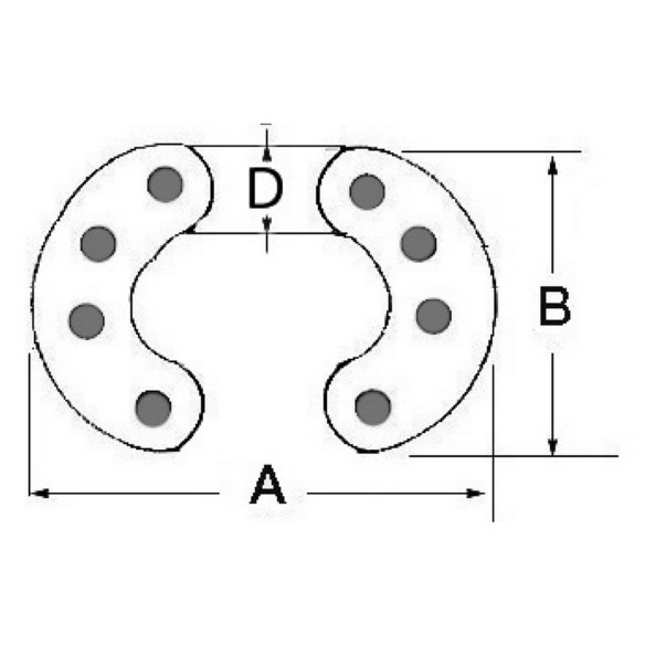 Stifte KettenNotglied AISI 316