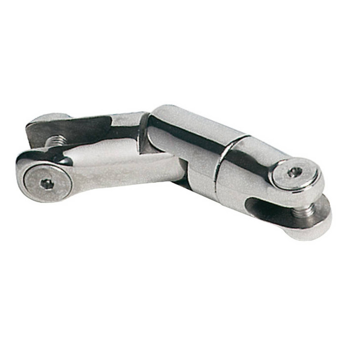Attacco girevole inox 2 snodi
