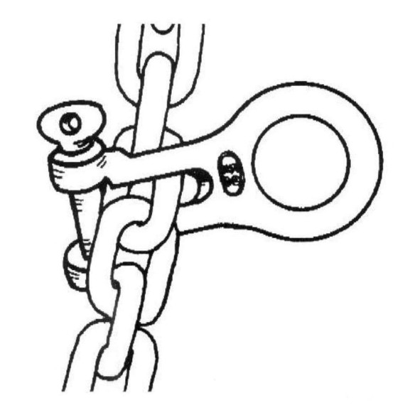 Chain gripper connector