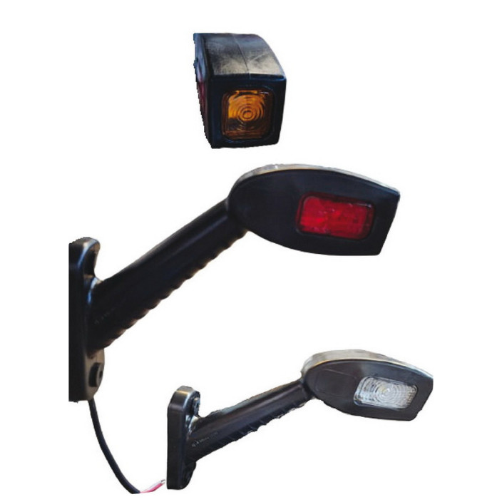 Side marker lights LED with rubber body