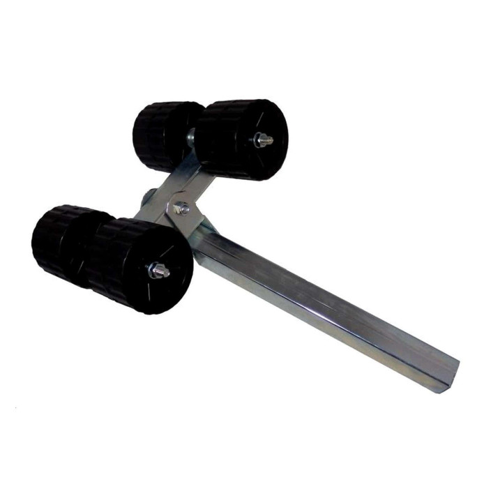 Swinging side roller