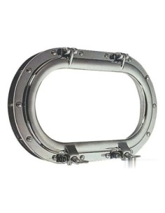 Oblò ovale ottone cromato